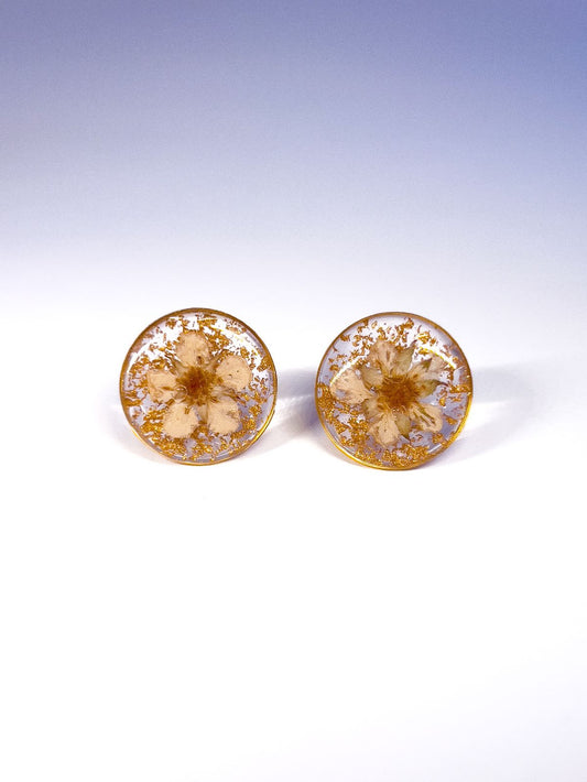 Wild Strawberry Blossom Studs