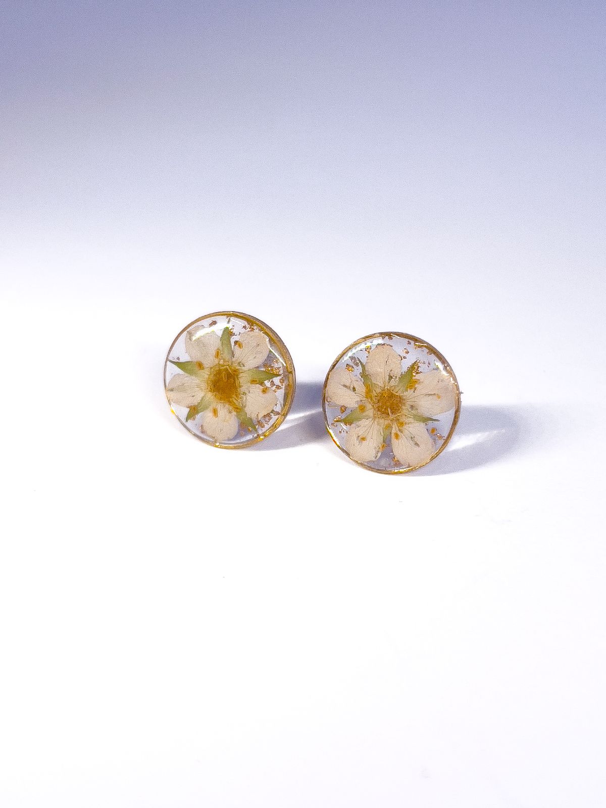 Wild Strawberry Blossom Studs