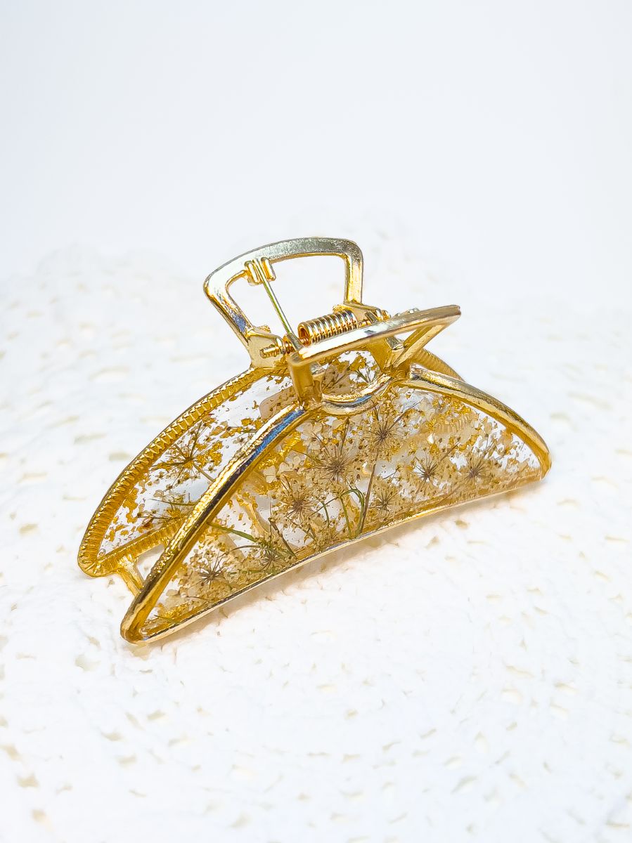 Queen Anne's Lace Hair Clip