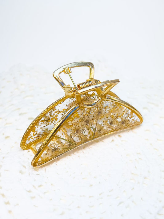 Queen Anne's Lace Hair Clip