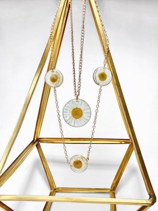 Mini Daisy 3-Piece Necklace