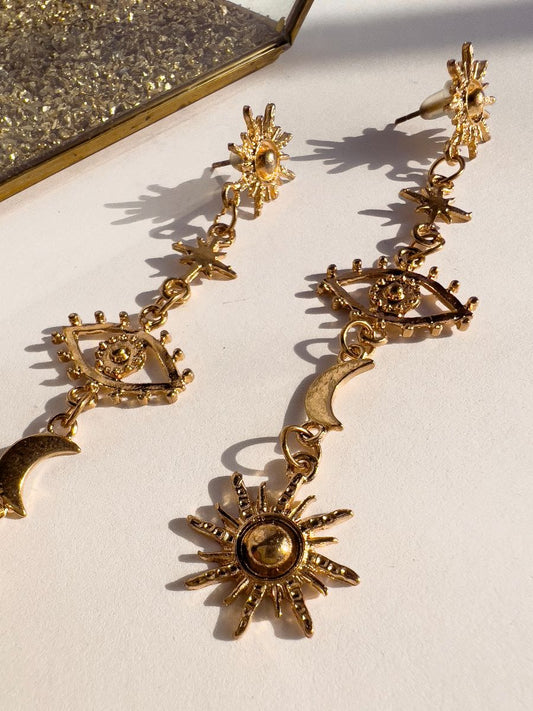 Celestial Eyes Dangle Earrings