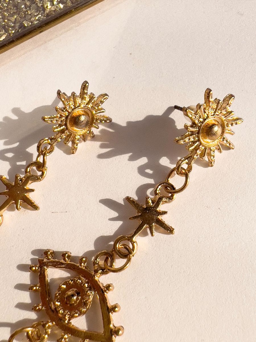 Celestial Eyes Dangle Earrings