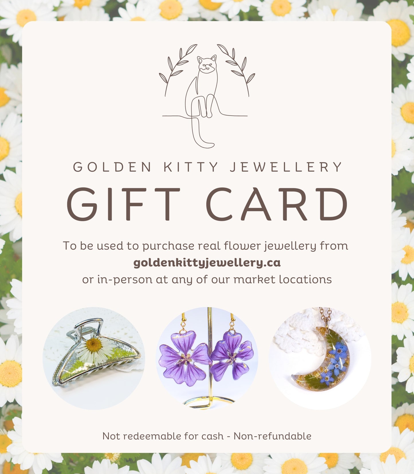 Golden Kitty Jewellery Gift Card
