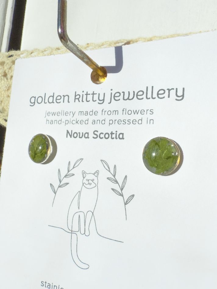 Fern Stud Earrings