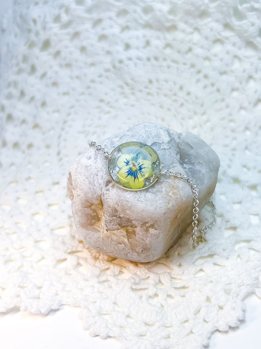 Nova Scotia blue violet bracelet.