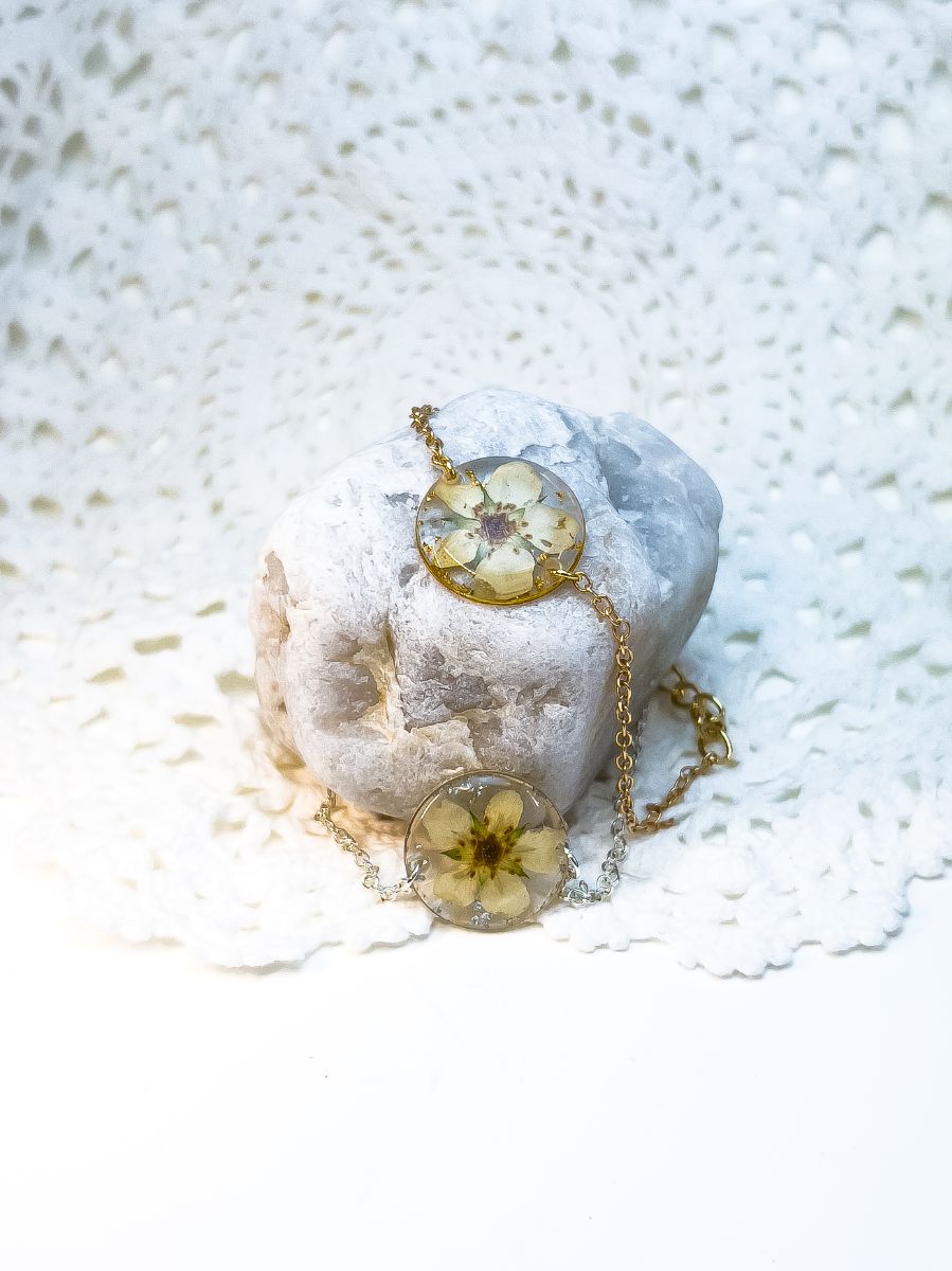 Wild Strawberry Blossom Bracelet