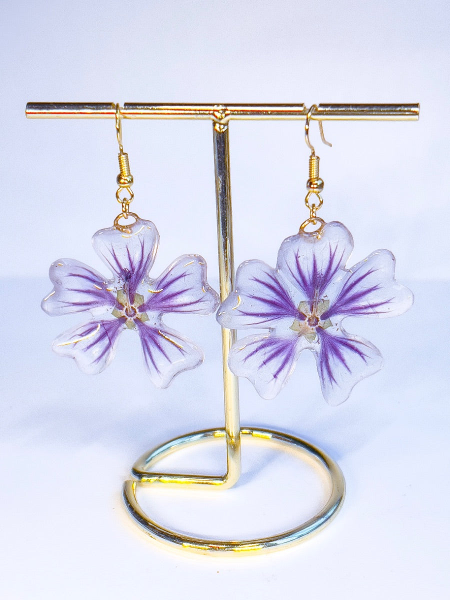 Zebrina Mallow Dangles