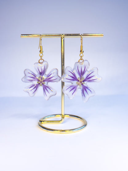 Zebrina Mallow Dangles