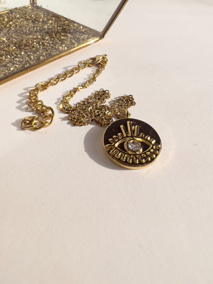 Crystal Eye Necklace