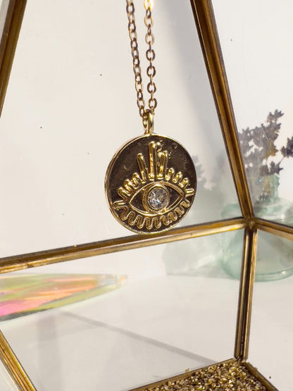 Crystal Eye Necklace