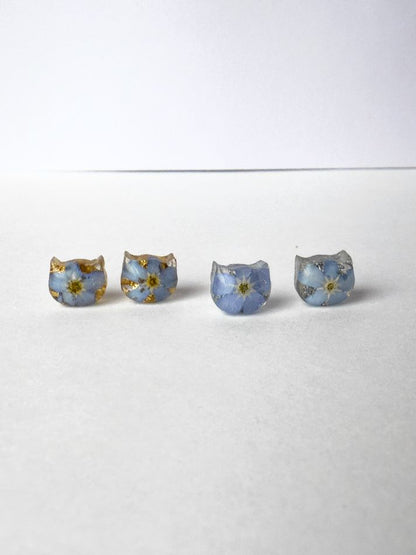 Forget-Me-Not Kitty Fundraiser - Stud Earrings