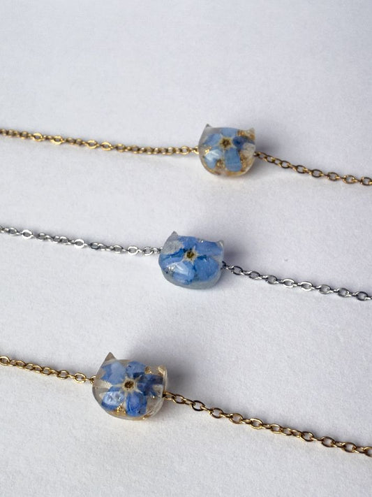 Forget-Me-Not Kitty Fundraiser - Necklace