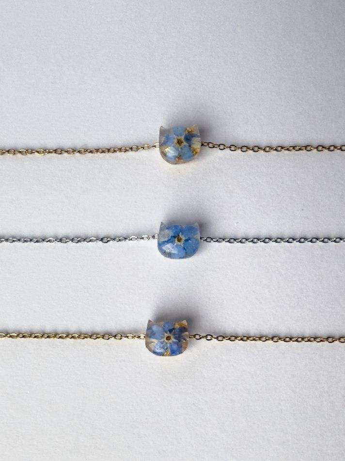 Forget-Me-Not Kitty Fundraiser - Necklace