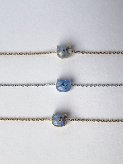 Forget-Me-Not Kitty Fundraiser - Necklace