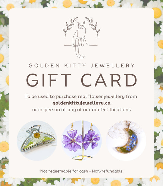 Golden Kitty Jewellery Gift Card