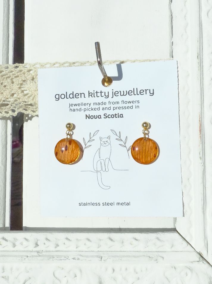 Tiger Lily Dangle Earrings