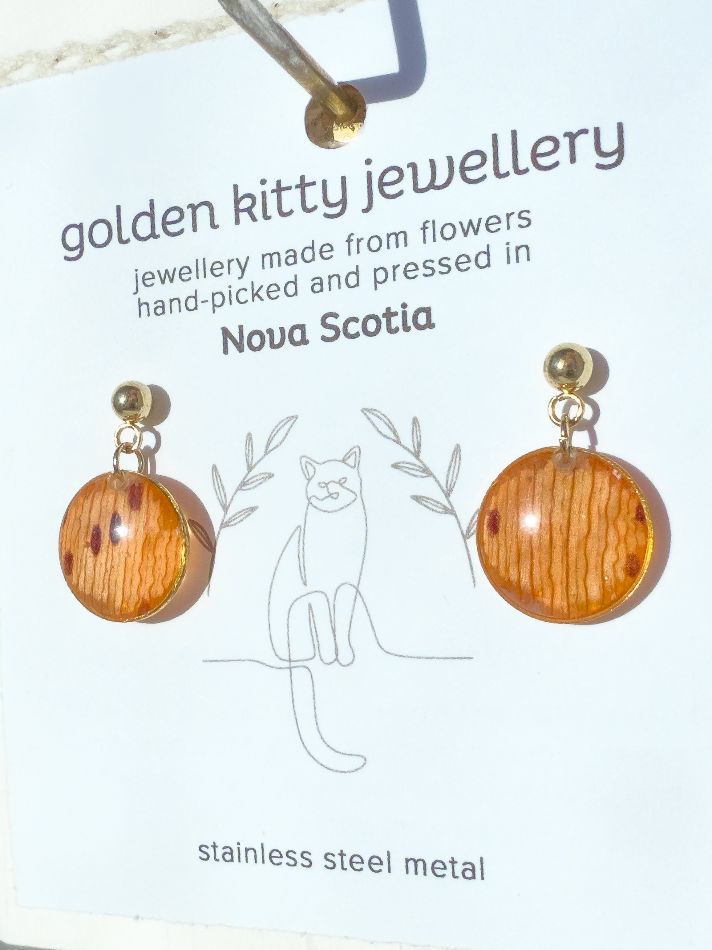 Tiger Lily Dangle Earrings