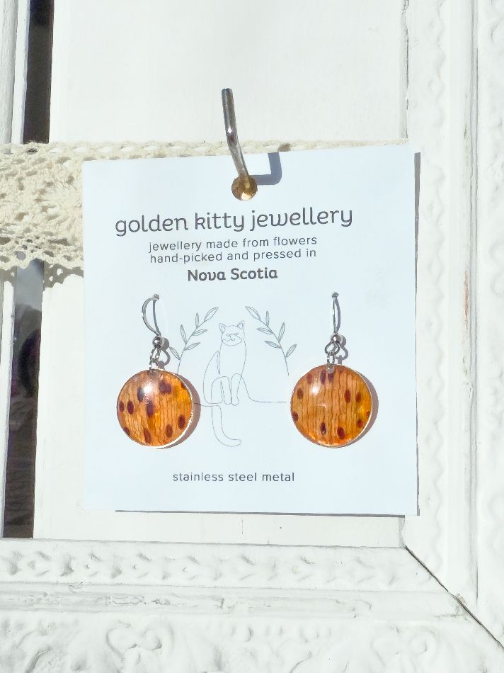Tiger Lily Dangle Earrings