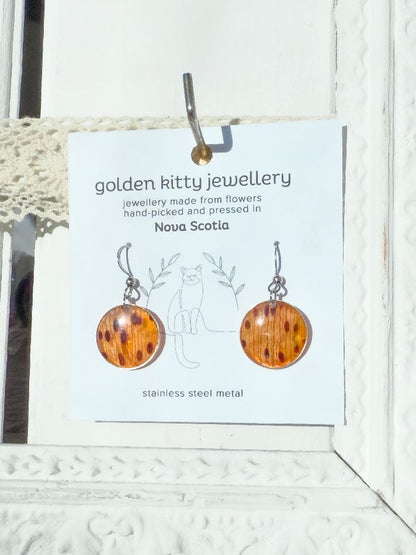 Tiger Lily Dangle Earrings