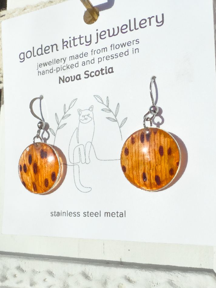 Tiger Lily Dangle Earrings