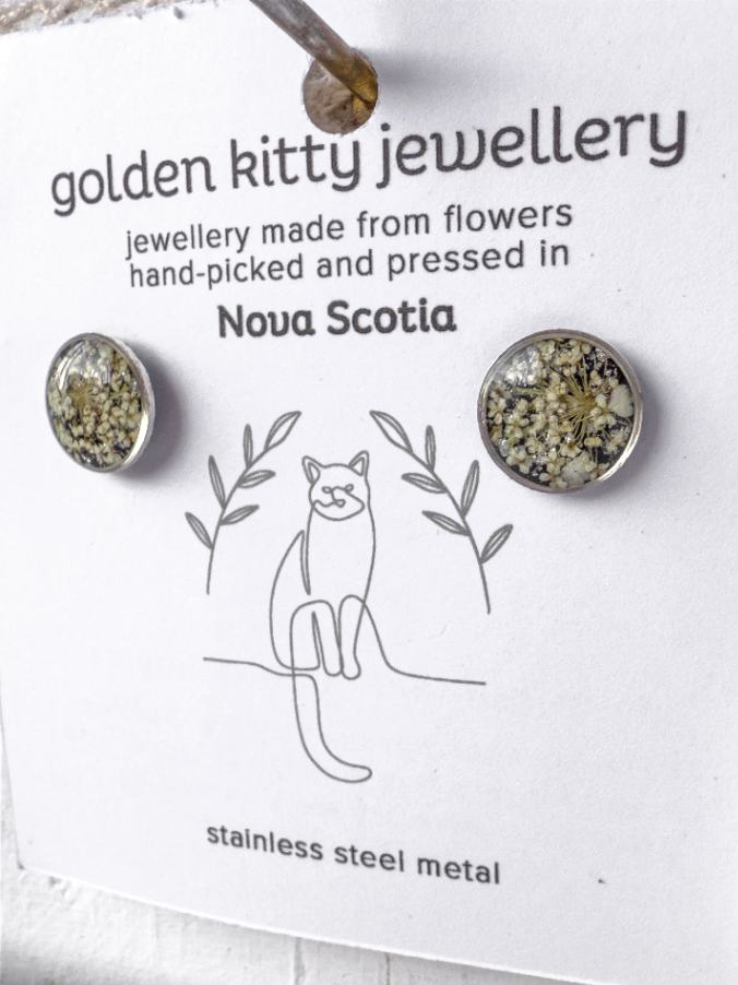 Queen Anne's Lace Studs
