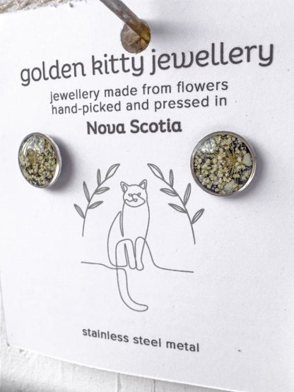 Queen Anne's Lace Studs
