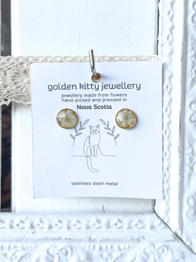 Queen Anne's Lace Studs