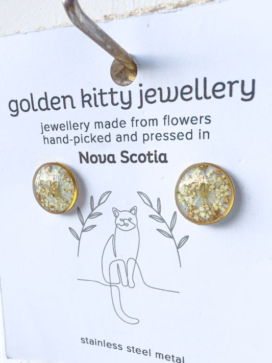 Queen Anne's Lace Studs