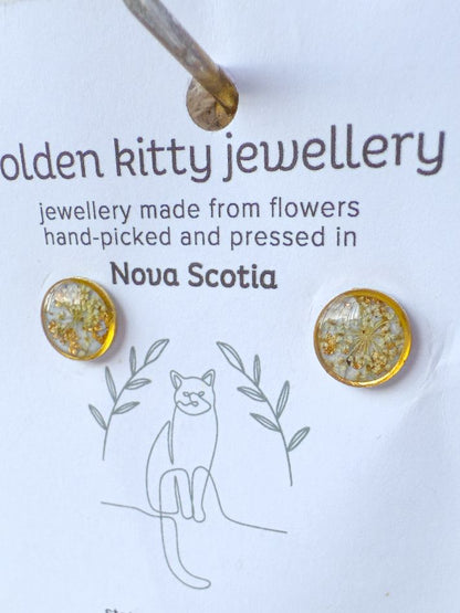 Queen Anne's Lace Studs