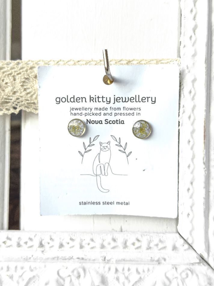 Queen Anne's Lace Studs