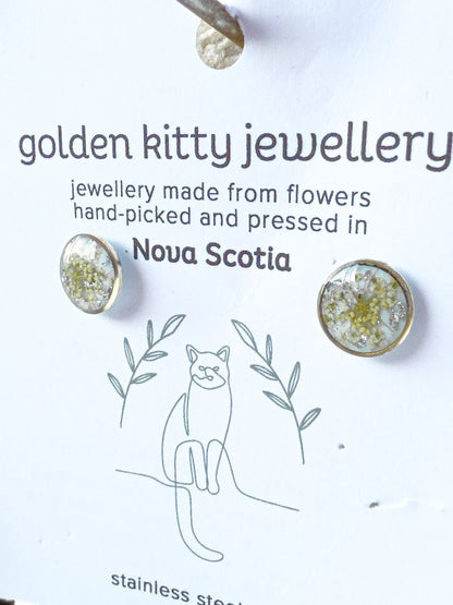 Queen Anne's Lace Studs