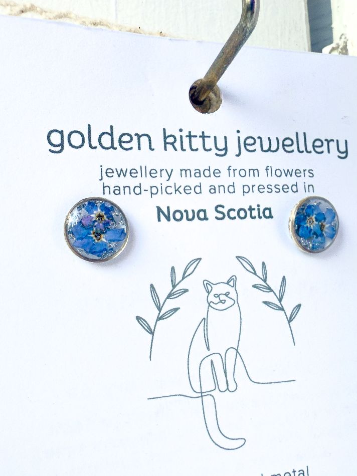 Forget-Me-Not Studs