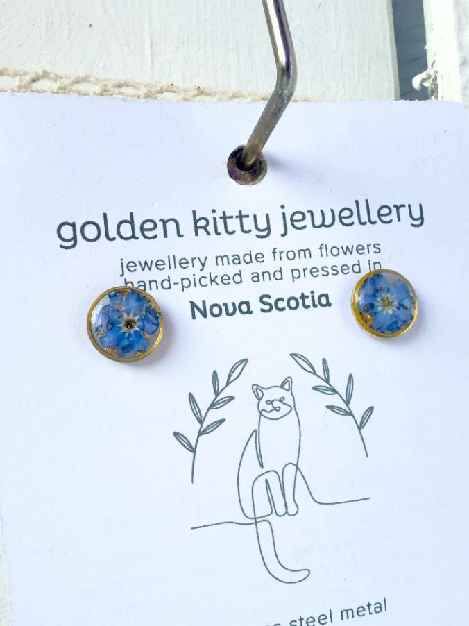 Forget-Me-Not Studs