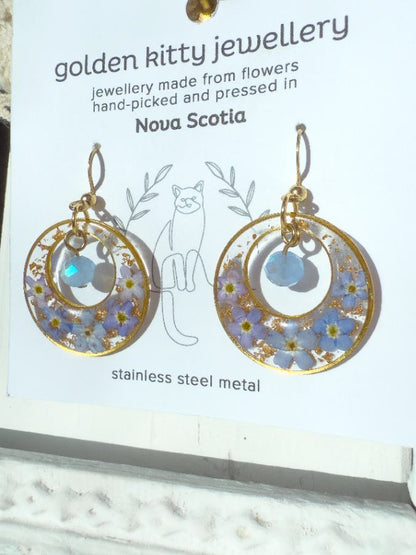 Forget-Me-Not Bead Dangles