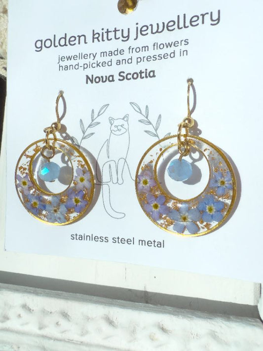 Forget-Me-Not Bead Dangles