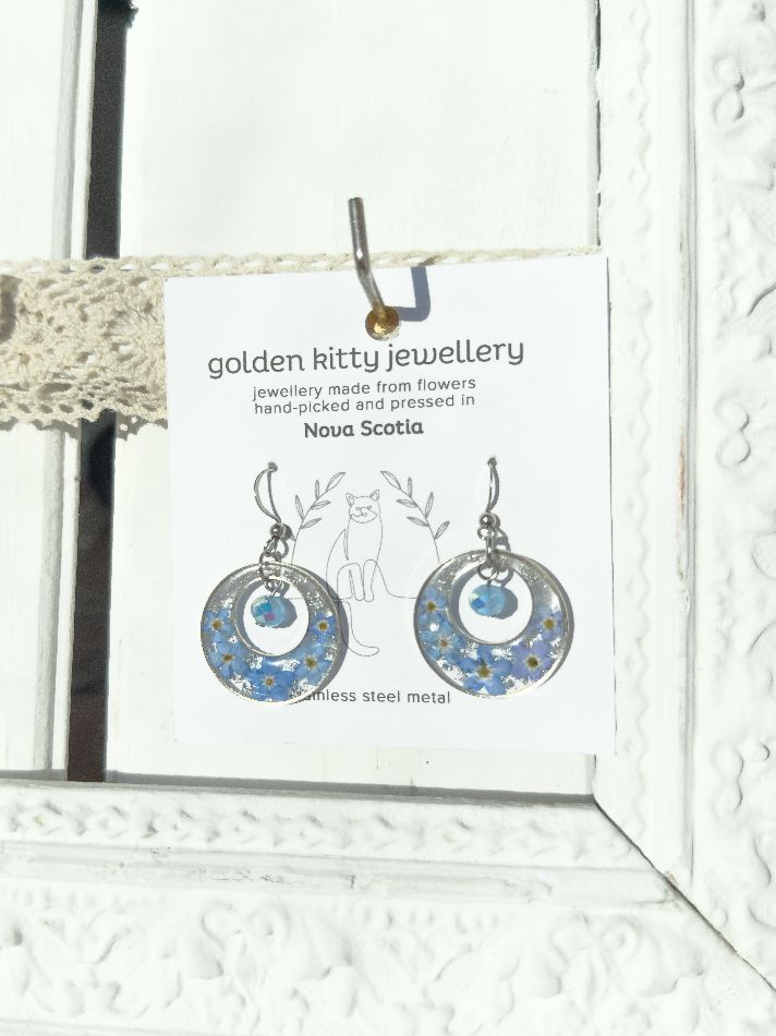 Forget-Me-Not Bead Dangles