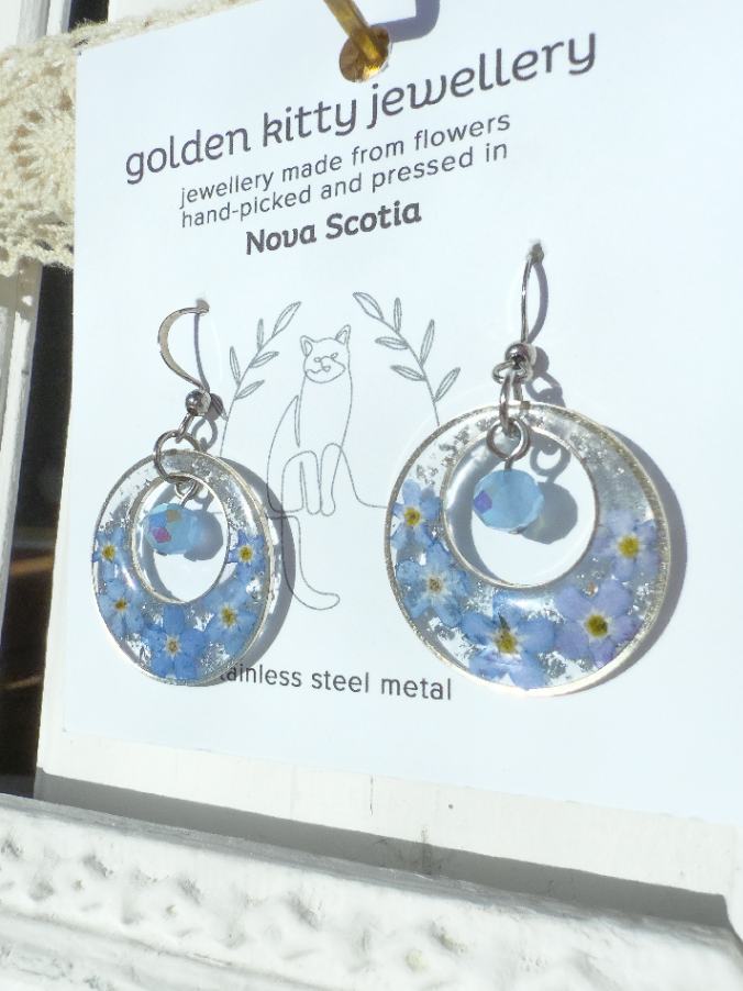 Forget-Me-Not Bead Dangles