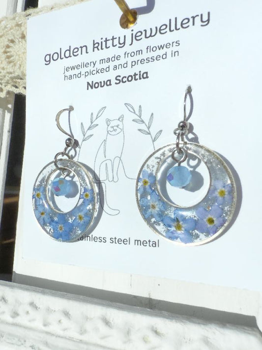 Forget-Me-Not Bead Dangles