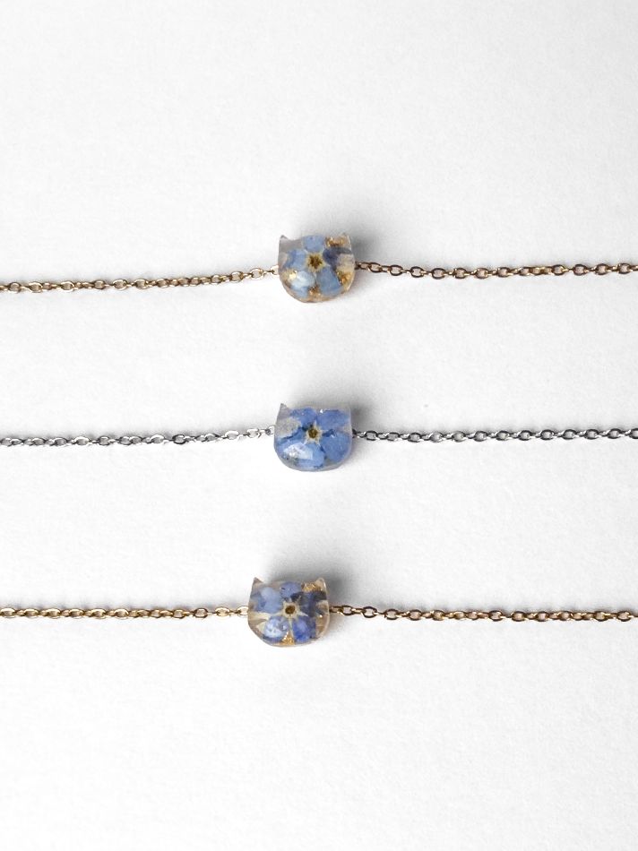 Forget-Me-Not Kitty Fundraiser - Necklace