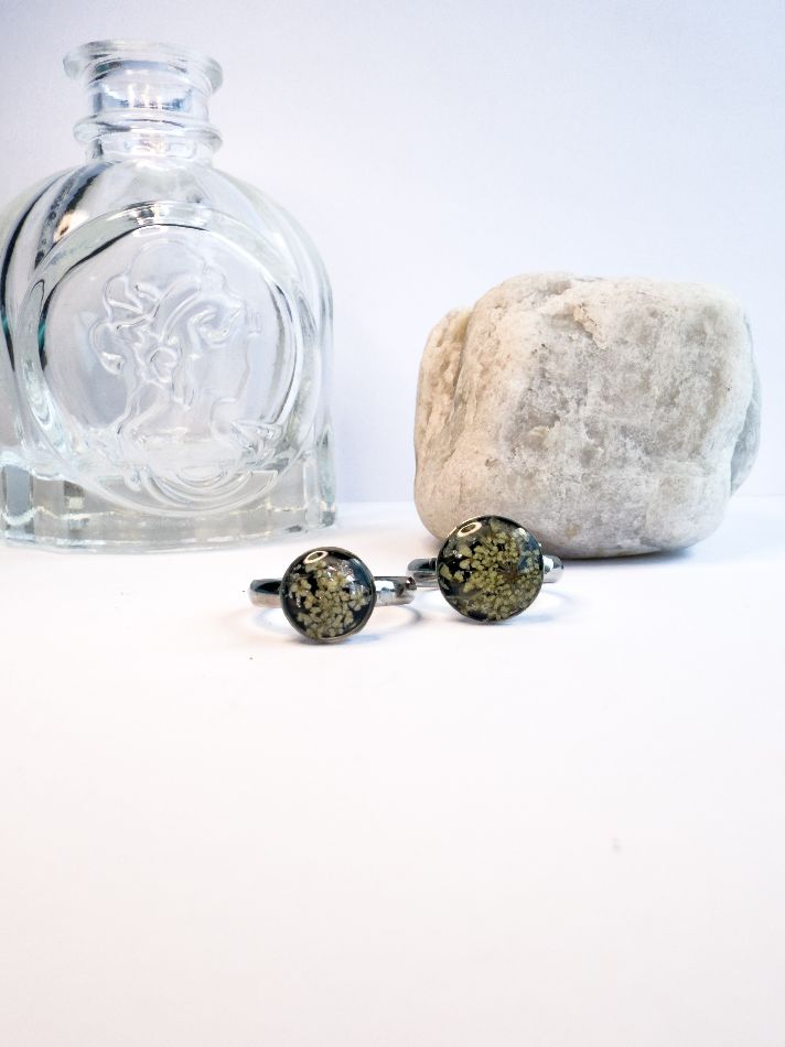 Queen Anne’s Lace Adjustable Ring